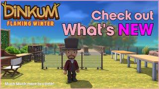 DINKUM - FLAMING WINTER - showing off the new items!