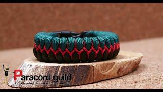 Stitched sawtooth? paracord bracelet