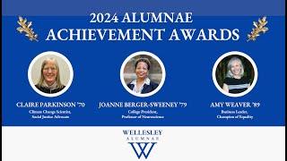 2024 Alumnae Achievement Awards Ceremony