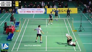 Lee Yong Dae/ Yoo Yeon Seong COMEBACK in Exhibition Match | Is this Show of Lee Yong Dae?