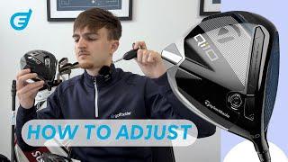 How to adjust your TAYLORMADE Qi10 Driver (ALL MODELS)