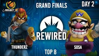 Rewired 2016 Grand Finals: R3|ThundeRzReiGN (Falcon) vs R3|Sosa (Wario)