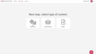 Topcontent Self-Service: Short and simple ordering process