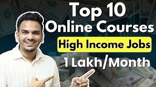 Top 10 Online Courses with Certificate to Get High Paying Job in 2025 !! Salary 1 Lakh/Month