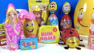 Sürpriz Yumurta Kinder Joy Ozmo Pepee Şaşırtı Bonbon Num Noms Sarı Ayı Mokko Toybox Cosbybox açtık