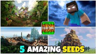 Top 5 Epic Seeds For Crafting And Building || Best Seeds For Crafting And Building 1.18 || Vizag OP