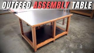 Outfeed Assembly Table Build || How To Build A Mobile Workbench