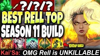 Meet the Best Rell Top Lane Season 11 Build to CARRY  LoL New Champion Rell Preseason s11 Gameplay