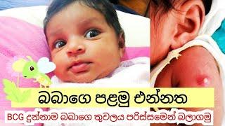 චුටි බබාව මම බලාගත්තු හැටි️BCG Vaccine  Newborn Baby  Girl #motivation#minivlog#love#baby#