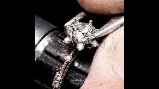 The most stunning 1carat Snowflake Decagon diamond Engagement Ring