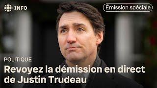 Justin Trudeau, premier ministre du Canada, démissionne : revoyez notre émission spéciale