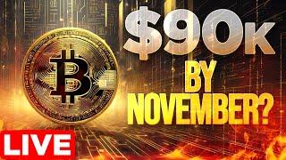 Bitcoin $90k Pump By November?Crypto Market Update LIVE