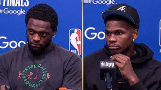 Anthony Edwards & Julius Randle talk Game 1 LOSS vs OKC, FULL Postgame Interview ️