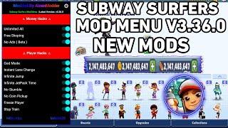 Subway Surfers Mod Menu v3.36.0 | Free Shopping, Unlimited Everything, No Coins Pick Up, God Mode,