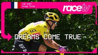 OUR YELLOW JERSEY -  Stage Three | RaceTV | Richard Carapaz | Tour de France 2024