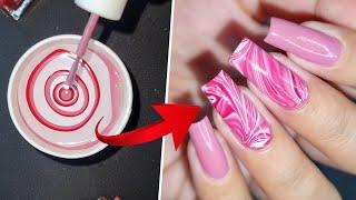 Water Marble Nailart tutorial || Water Marble Nailart at Home || Tejasvini valvi