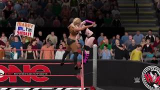 WWE 2K17 - NXT Women's Championship - Sophia Payne w/Headhunter vs Carmella(c) w/Enzo & Cass