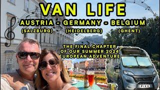 Van Life - Last Stops of Our European Campervan Adventure: Austria | Germany | Belgium | France