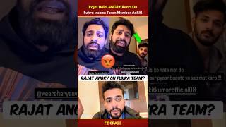 Rajat Dalal Angry On Fukra Insaan Team Mate Ankit| Rajat Dalal Fight #trending #biggboss #shorts