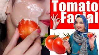 Eid Tomato  Facial 100% Results Easy Step for Skin Brightening