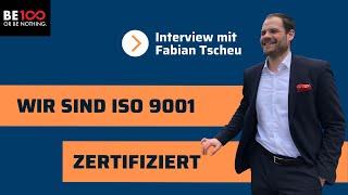 BE100 ist ISO 9001 zertifiziert: Interview mit dem Gründer von BE100