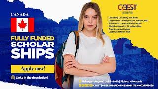 FULLY FUNDED SCHOLARSHIPS AT THE UNIVERSITY OF ALBERTA 2025 IN CANADA