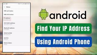 How to Find Your IP Address Using an Android Phone !