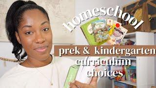 HOMESCHOOL CURRICULUM CHOICES 2022-2023| PREK + KINDERGARTEN