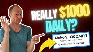 CloutZap Review – Really $1000 Daily? (Red Flags Revealed)