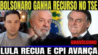 #5 MINISTRO ACEITA RECURSO DE BOLSONARO SOBRE INELEGIBILIDADE! LULA RECUA E CPI AVANÇA