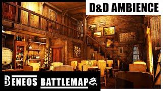 D&D P&P Ambience: Bluewater Inn - 1 hour Tavern Background with calm Music