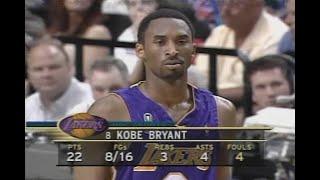 Kobe Bryant 2002 1st Round GM3 Full Highlights vs Blazers - 25 Pts, CLUTCH