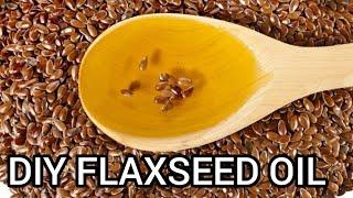 How To Make Flaxseed Oil For Hair Growth & Flawless Skin/Benefits