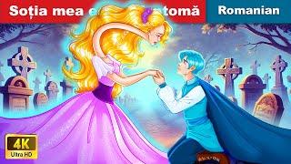 Soția mea este o fantomă  My Wife is a Ghost In Romanian  Woa Fairy Tales Romanian