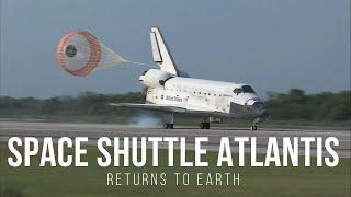 Space Shuttle Atlantis Return To Earth  STS - 132 Landing #shorts