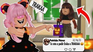 Pidiendo Dulces con Retos en Brookhaven/Roblox