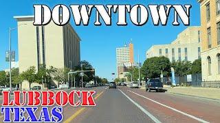 Lubbock - Texas - 4K Downtown Drive