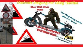 SoFlow So4 Pro (Teil 6) Max. Steigung 120Kg TestPilot EXTREMTESTER! E-Scooter mit Straßenzulassung.