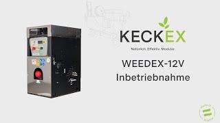 KECKEX Inbetriebnahme WEEDEX-12V