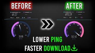 How to INCREASE Internet Speed and Reduce PING for FREE | 2024