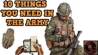 Top 10 ESSENTIAL personal equipment items for the Army