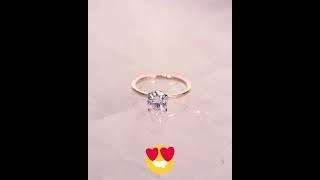 Solitaire ring | Sterling Silver Ring | Diamond Ring | Jewelry | Love | Anamitra Jewellery