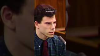 Erik Menendez Getting Sick in Court | The Menendez Brothers #shorts #lyleanderikmenendez