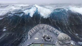 BARCOS ATRAPADOS EN OLAS MONSTRUOSAS *DESASTRES NATURALES*