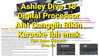 DIGITAL PROCESSOR ASHLEY DIVA18 | BIKIN KARAOKE LBH ENAK |  KARAOKE MANAGEMENT | PREAM KARAOKE