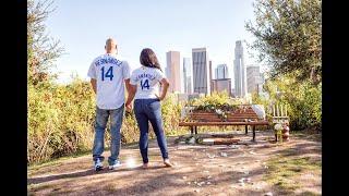 Anna and Jose engagement photo session. Photographer, videographer in Downtown Los Angeles Ca.