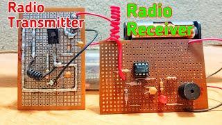 Simple transmitter and receiver circuit - Zero electronics