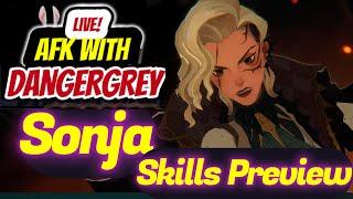 SONJA ~ Full Kit Breakdown!! [ AFK Journey | Analytica | AFKwDG ]