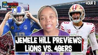 Jemele Hill Previews the Detroit Lions vs. San Francisco 49ers | The Dan Le Batard Show with Stugotz