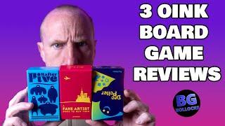 3 Oink Board Games Reviewed!